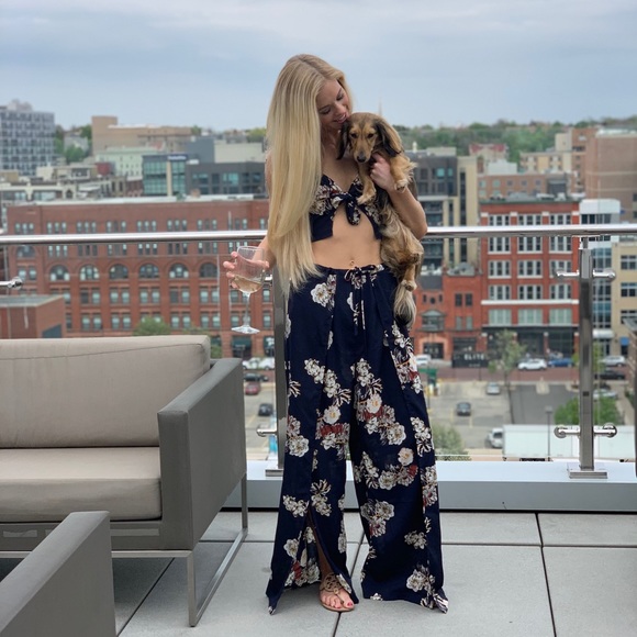 Navy Matching Pants Set - Picture 8 of 12